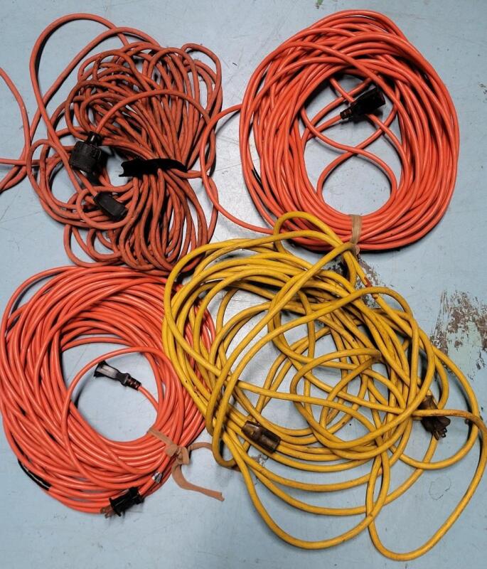 Four (4) 50ft. or Longer Extension Cords . Untested
