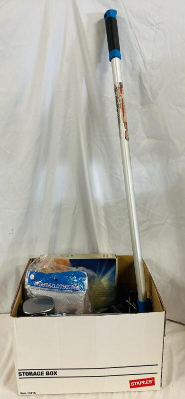 10+ Home Goods, Includes Telescopic Pole (41-73&rdquo;), Electric Can Opener, and More