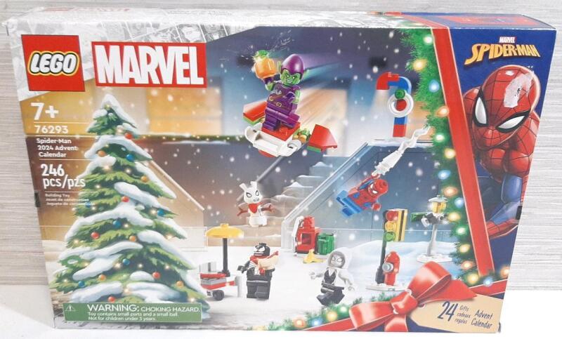 New Lego Marvel Spiderman 2024 Holiday Advent Calendar Set . *** Retired ***