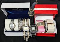Vintage to Modern Watches : BELLA & ROSS Limited Edition Watch & Bracelet Set, STYLE & CO Watch & Interchangeable Band Set, Northern Telecom Excellence Watch & GIGI & FAYE Rhinestone Bracelet Watch & VARSALES 4676-1 Watch (See Description)