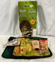 2 Home Outdoor Items, Including As-New Ener-G+ Solar Pest Repeller and The Gardener&rsquo;s Tool Belt