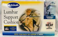 Dr. Scholl&rsquo;s Lumbar Support Cushion with Heat and Massage