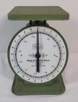 Vintage Sears Roebuck & Co. Model 1906 Kitchen Scale , 25lb (11kg) . Tested Working