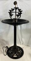 New Montebello Gardens Lily Fountain with Cul Pump, Antique Bronze Colour, LF-129RP, Approx. 39&rdquo; Tall