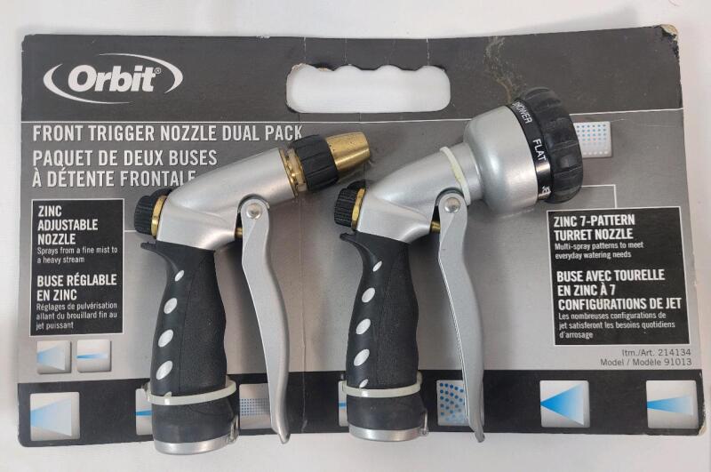 New - Orbit Front Trigger Nozzle Dual Pack .