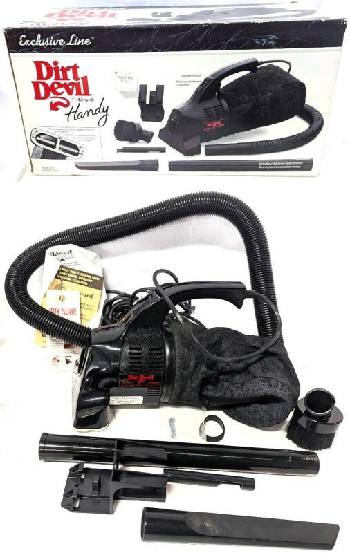 Vintage 1991 Royal Executive Line DIRT DEVIL Handy, Model 563CA, Complete, Tested for Power, See Description