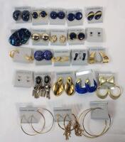 23 Pairs Assorted Pierced Earring Sets