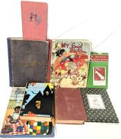 8 Antique to Vintage Children's Books: 1905 John Halifax , Gentleman, 1937 Mystery at High Hedges, 1940s My Enid Blyton Book & The Second Holiday Book + More, See Photos for Titles
