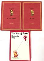 3 Vintage WINNIE THE POOH Books : 1961 Self-Titled & The House at Pooh Corner (Hardcover by Milne) & 1982 The Tao of Pooh (Softcover by Benjamin Hoff)