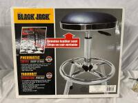 New Torin Black Jack Pneumatic Swivel Shop Stool, 27.2&rdquo;-31.7&rdquo;, Item #161516