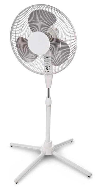 New For Living 16&rdquo; Oscillating Pedestal Fan with Folding Base