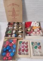 Vintage Christmas Tree Ornaments . Various Sizes & Designs