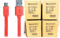 24 New iEssentials 6ft Micro-USB Flat Cables - Retails for $167.76 USD