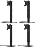 4 New Workstream Height-Adjustable Single Monitor Mount, Free Standing, for Monitors up to 27&rdquo;; Retails for $151.96 USD