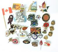 Vintage Pins : Canadian Expo, Blood Services, Niagara Falls + More, Up to 2 2" Long