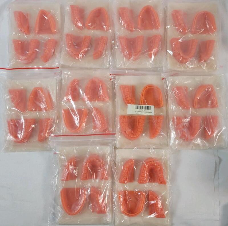 10 New 4-in-1 Silicone Dental Suture Training Models . Measures 5"&times;7"