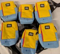 6 New D&ograve;ng D&ograve;ng S&agrave;i G&ograve;n Pastel Colourblock Cross Body Bag. 4" by 6" by 2" Not Including Strap.
