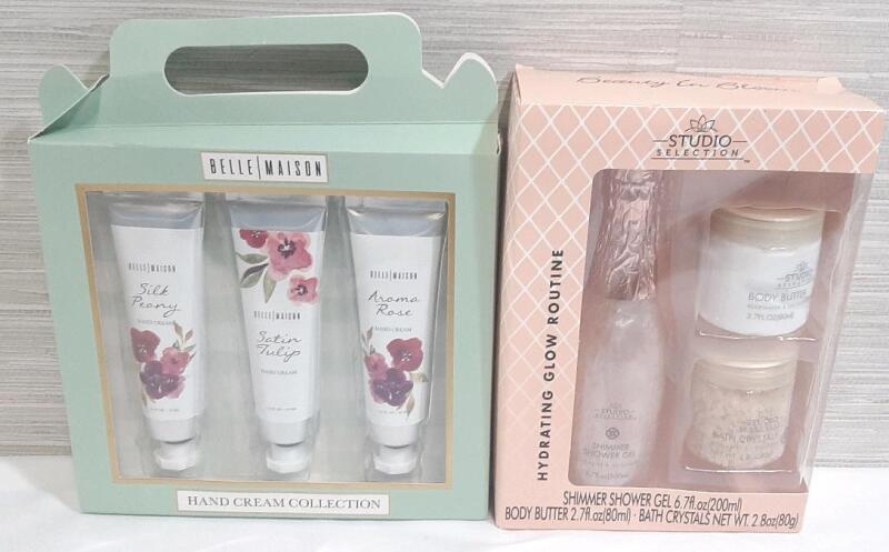 New Studio Selection Bath & Shower Set & Belle | Maison Hand Cream Collection