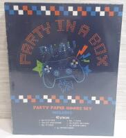 New Party in a Box Paper Goods Set, Gaming Themed