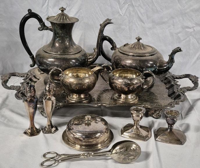 Vintage Silverplate Lot - Viking Plate (Canada) +