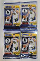 2024 Panini Donruss NBA Basketball Sealed Trading Card Wax Packs . Four (4) Packs