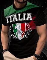 New Size Large Men's Italian Flag Colour Design (Green, Red, White) Quick-Dry Athletic T-Shirt - Italian Flag color design Casual Shirt - Machine Washable <br/>Bold Print, Comfortable Fit<br/>Stock photos added