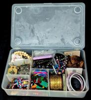 Assorted Vintage to Modern Jewelry & More in 13.4" &times; 8.2" &times; 3.15" Tall Organizer