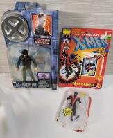 1991 X-Men " Nightcrawler " Action Figure w/Original Packaging & 2000 X-Men " Cyclops " Action Figure - Sealed .