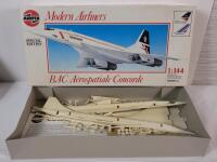 Vintage AirFix BAC A&eacute;rospatiale Concorde Model Kit , 1:144 Scale . Open Box , Appears Complete