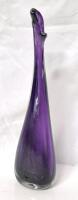 Vintage Handblown Art Glass Bud Vase 11.5" Tall