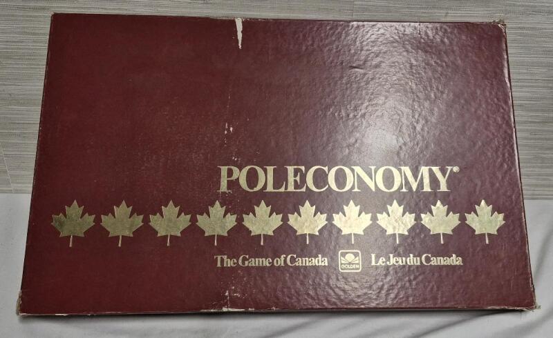 1983 Poleconomy The Game of Canada Board Game Bilingual