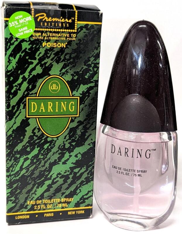 Rare Vintage Perfume Dupe: Premi&egrave;re Editions DARING (Alternative to "Poison") Eau de Toilette Spray, 75ml