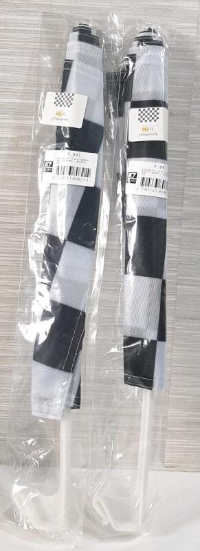2 New Checkered Flags | 45cm&times;30cm