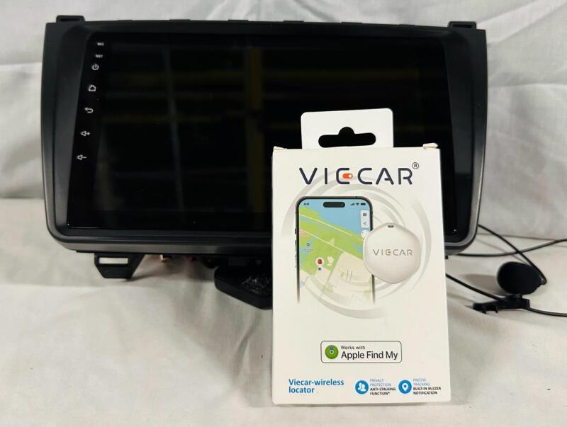 2 Car Electronic Accessories; Includes Car Stereo/Infotainment Head Unit, Plus Viecar Wireless Locator