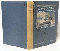 Vintage 1931 Hardcover First Edition ON WIND OF CHANCE by Virginia Kent Cummins with Handwritten Review, Letter, Newspaper Clippings, Typewriter Poems, Post Cards, Published by G.P. Putnam's Sons New York / London