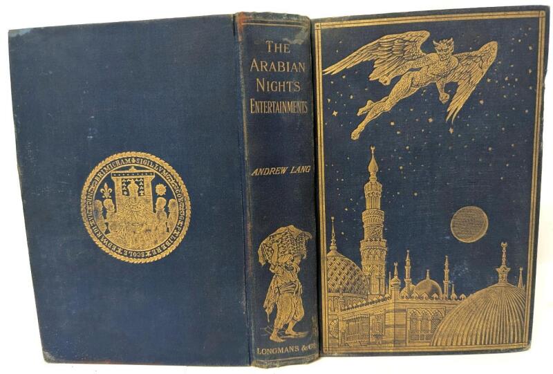 Antique 1898 THE ARABIAN NIGHTD ENTERTAINMENTS by Andrew Lang