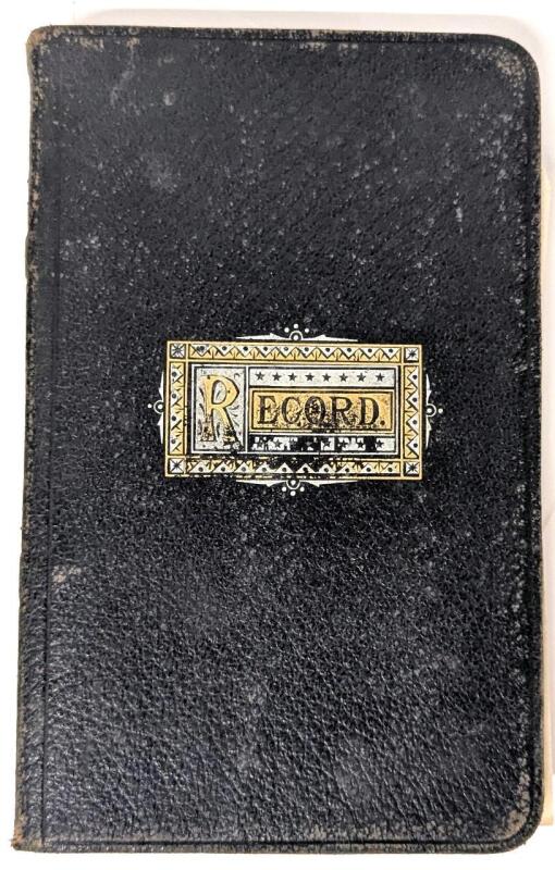 Antique 1878/1900 Records Book with Handwritten Notes, Many Regarding Scripture, Christianity, The Bible, Math (?!) + More