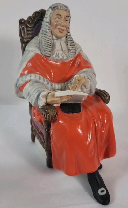 Royal Doulton " The Judge " Figurine , HN 2443 . Measures 6.5" tall . No chips or cracks