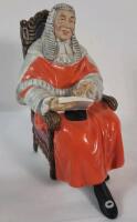 Royal Doulton " The Judge " Figurine , HN 2443 . Measures 6.5" tall . No chips or cracks