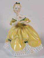 Vintage Royal Doulton " The Last Waltz " Figurine , HN 2315 . Measures 8" tall . No chips or cracks