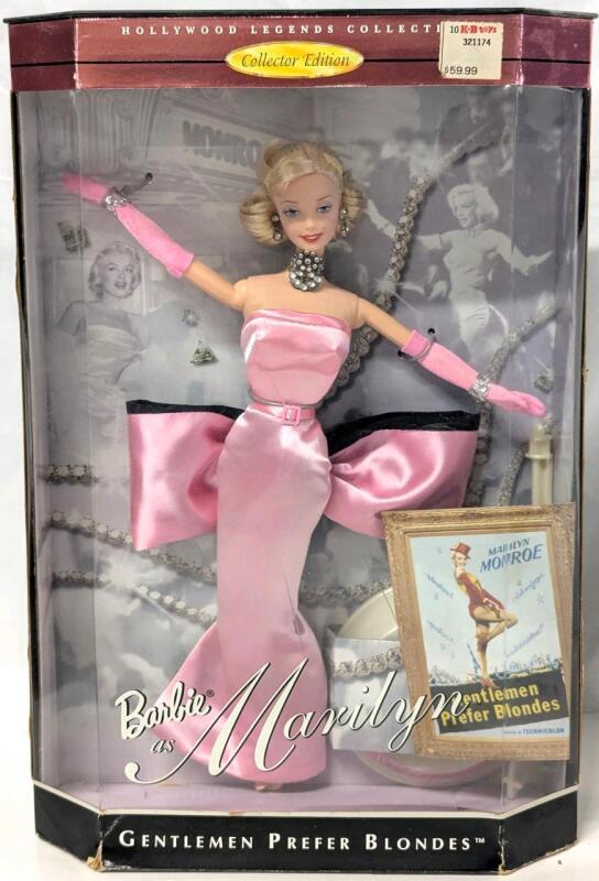 Vintage 1997 BARBIE as MARILYN: Gentlemen Prefer Blonds, Hollywood Legends Collection, Collector Edition