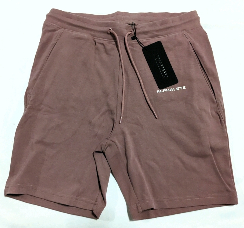 New ALPHALETE Men's sz Medium Essential Shorts (Mauve)