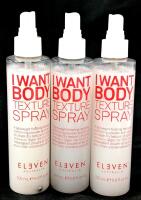 [See Desc] 3 ELEVEN "I Want Body" Texture Sprays, 200ml