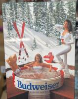 Vintage Budweiser Hanging Wall Art.. 19.75 x 27.75