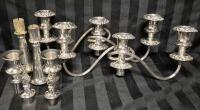 Vintage Candelabras with Accessories - No Bases