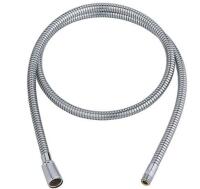 New - Grohe &frac12;"&times;&frac12;"&times;60" Chrome Finish Metal Hand Shower Nozzle Hose . Model # 46092000