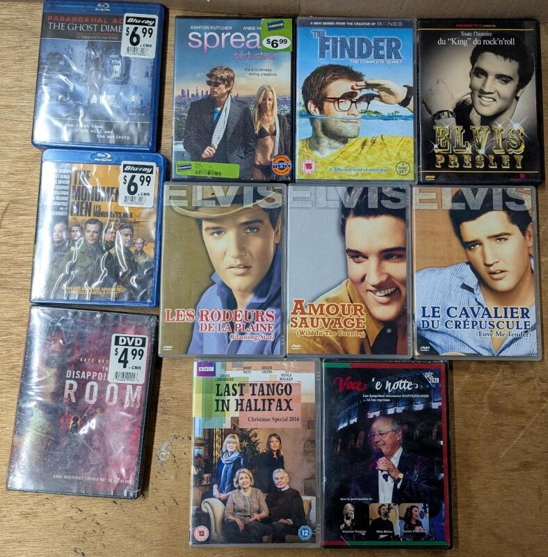 11 DVD's & Blu-ray. Some sealed.