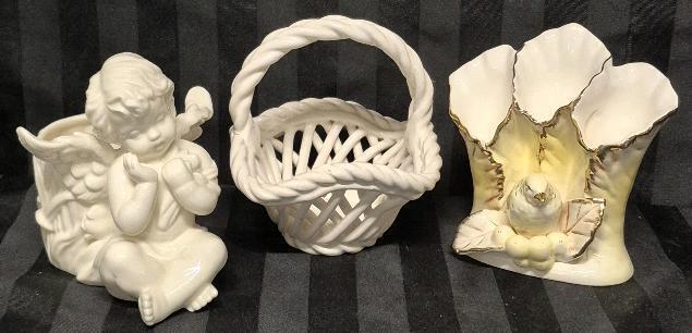 3 Ceramic Planters Home Decor - Japan