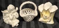 3 Ceramic Planters Home Decor - Japan