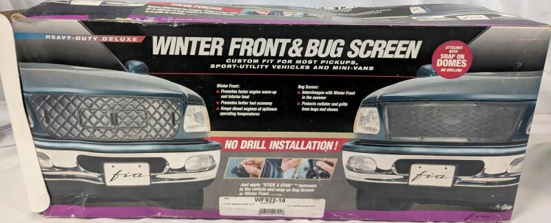 New Fia WF922-18 Custom Fit Winter Front/Bug Screen for Ford 11-16 F-Series Super Duty.